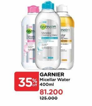 Promo Harga Garnier Micellar Water 400 ml - Watsons