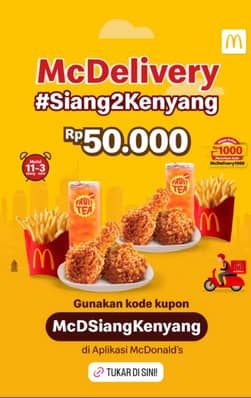 Promo Harga McDelivery  - McD