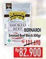Promo Harga BERNARDI Smoked Beef Block 500 gr - Hypermart
