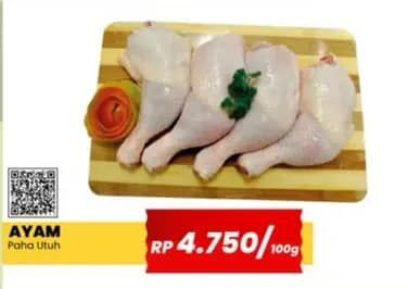 Promo Harga Ayam Paha Utuh per 100 gr - Yogya