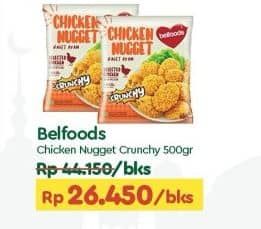 Promo Harga Belfoods Nugget Chicken Nugget Crunchy 500 gr - TIP TOP