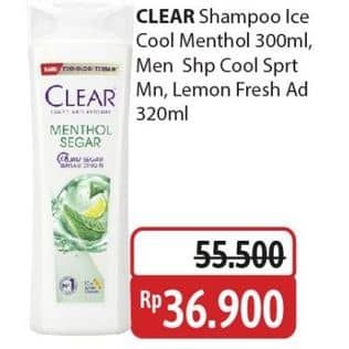 Promo Harga Clar Shampoo  - Alfamidi