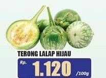 Promo Harga Terong Lalap Hijau per 100 gr - Hari Hari