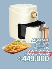 Promo Harga Advance ADF-30A | Air Fryer  - LotteMart
