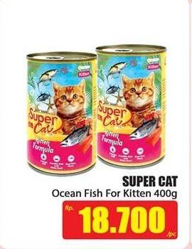 Promo Harga SUPER CAT Makanan Kucing Kitten 400 gr - Hari Hari