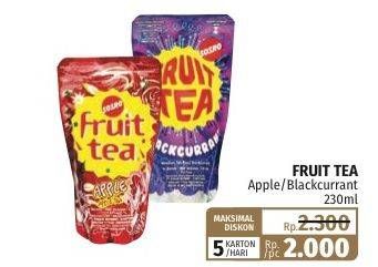 Promo Harga Sosro Fruit Tea Apple, Blackcurrant 230 ml - Lotte Grosir