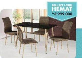 Promo Harga Dining Set Shea  - Carrefour