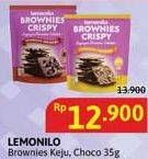 Promo Harga Lemonilo Brownies Crispy Keju, Choco 40 gr - Alfamidi