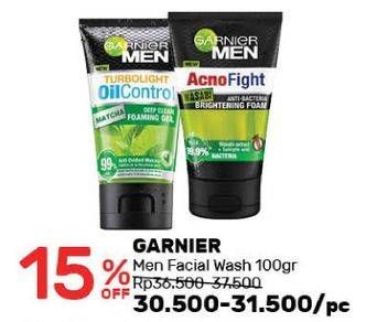 Promo Harga GARNIER MEN Facial Wash 100 ml - Guardian