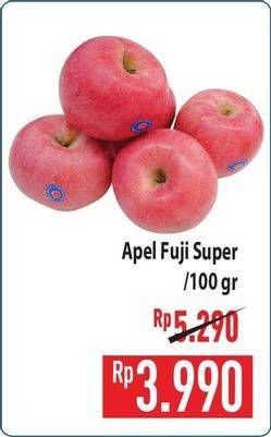 Promo Harga Apel Fuji Super per 100 gr - Hypermart