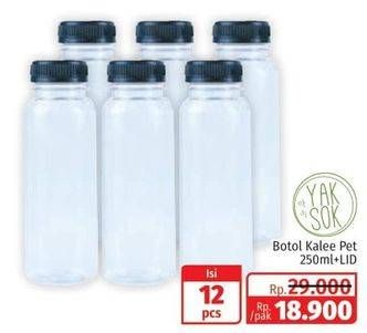Promo Harga YAKSOK Botol Kalee 250ml 12 pcs - Lotte Grosir