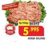 Promo Harga Daging Giling Ayam per 100 gr - Superindo