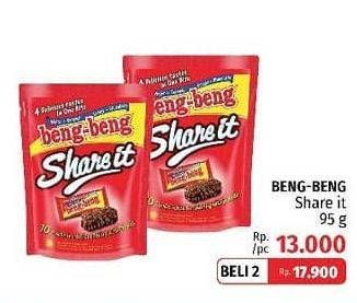 Promo Harga BENG-BENG Share It per 2 pouch 95 gr - LotteMart
