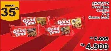 Promo Harga GOOD TIME Cookies Chocochips 72 gr - Giant
