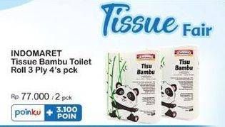 Promo Harga Indomaret Bamboo Toilet Tissue 4 roll - Indomaret