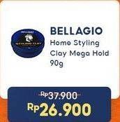 Promo Harga Bellagio Homme Styling Clay Mega Hold 90 gr - Indomaret