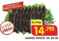 Promo Harga Udang Pancet AK 30-35 per 100 gr - Superindo