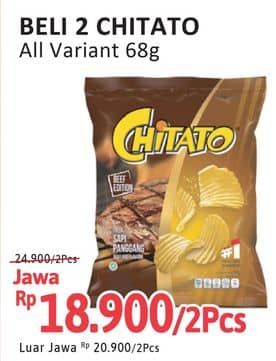 Promo Harga Chitato Snack Potato Chips All Variants 68 gr - Alfamidi