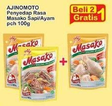Promo Harga AJINOMOTO Penyedap Rasa Masako Ayam, Sapi 100 gr - Indomaret