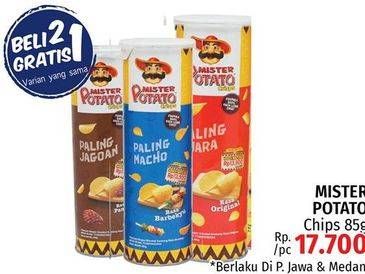 Promo Harga MISTER POTATO Snack Crisps 85 gr - LotteMart
