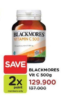 Promo Harga BLACKMORES Vitamin C 500 gr - Watsons