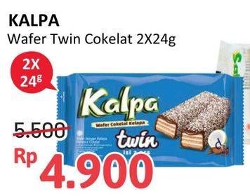 Promo Harga KALPA Wafer Cokelat Kelapa Twin 48 gr - Alfamidi