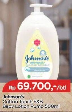 Promo Harga JOHNSONS Baby Cottontouch Top to Toe Bath 500 ml - TIP TOP