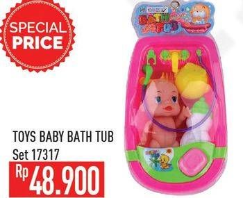 Promo Harga Toys Baby Bathtub Set 17317  - Hypermart