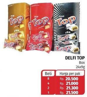 Promo Harga DELFI TOP Chocolate 24 pcs - Lotte Grosir