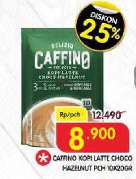 Promo Harga Caffino Kopi Latte 3in1 Choco Hazelnut per 10 sachet 20 gr - Superindo