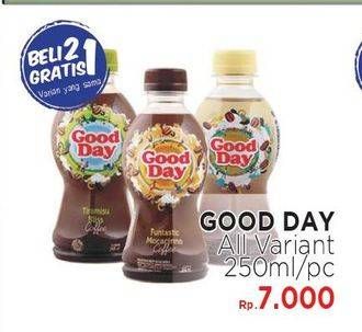 Promo Harga Good Day Coffee Drink All Variants per 3 botol 250 ml - LotteMart