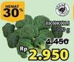 Promo Harga Brokoli per 100 gr - Giant