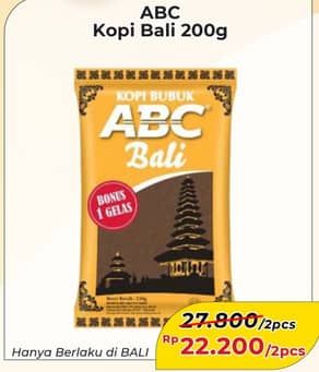 Promo Harga ABC Kopi Bali 210 gr - Alfamart