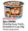 Promo Harga Simba Cereal Choco Chips Susu Putih, Strawberry 34 gr - Alfamidi