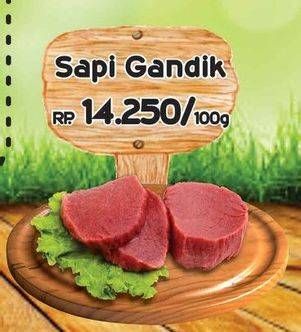 Promo Harga Daging Gandik Sapi per 100 gr - Yogya