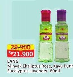 Promo Harga CAP LANG Minyak Ekaliptus Aromatherapy Rose, Lavender 60 ml - Alfamart