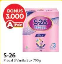 Promo Harga S26 Procal Susu Pertumbuhan Vanilla 700 gr - Alfamart