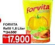 Promo Harga FORVITA Minyak Goreng 1800 ml - Hypermart