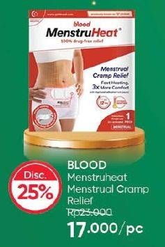 Promo Harga Blood MenstruHeat Menstrual Cramp Relief 1 pcs - Guardian