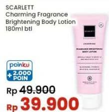Promo Harga Scarlett Whitening Body Lotion Charming 180 ml - Indomaret