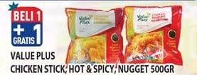 Promo Harga VALUE PLUS Chicken Nugget/Chicken Stick  - Hypermart