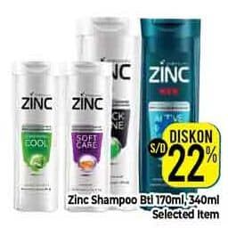Promo Harga Zinc Shampoo 170 ml - Hypermart