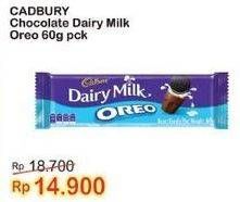 Promo Harga CADBURY Dairy Milk Oreo 60 gr - Indomaret