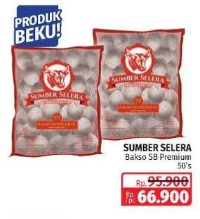 Promo Harga Sumber Selera Bakso Sapi SB Premium 50 pcs - Lotte Grosir