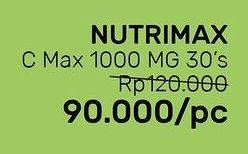 Promo Harga NUTRIMAX C Max 1000 30 pcs - Guardian