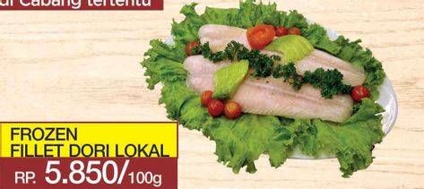 Promo Harga Frozen Ikan Fillet Dori Lokal per 100 gr - Yogya