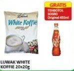 Promo Harga Luwak White Koffie per 20 sachet 20 gr - Alfamart