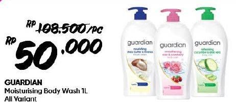 Promo Harga Guardian Moistcare Shower All Variants 1000 ml - Guardian