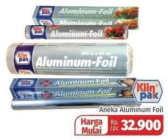 Promo Harga KLINPAK Aluminium Foil All Variants  - Lotte Grosir