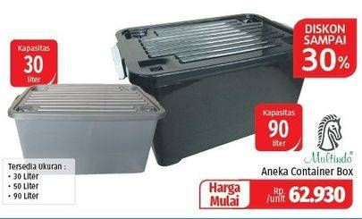 Promo Harga MULTINDO Brio Container Box All Variants  - Lotte Grosir